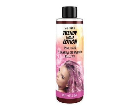 VENITA Trendy Color Lotion Płukanka do włosów anti-yellow - Różowa 200ml VENITA Trendy Color Lotion Płukanka do włosów anti-yellow - Różowa 200ml