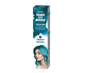 VENITA Trendy Color Mousse Pianka koloryzująca do włosów - 38 Turquoise Wave (Turkusowa Fala) 75ml