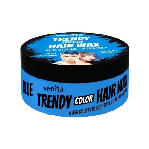 VENITA Trendy Hair Wax wosk do włosów Blue 75g VENITA Trendy Hair Wax wosk do włosów Blue 75g