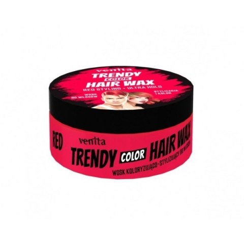 VENITA Trendy Wosk do włosów Wax Czerwony 75 g VENITA Trendy Wosk do włosów Wax Czerwony 75 g
