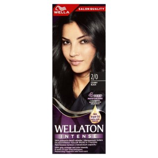 Wella Wellaton Intense Krem intensywnie koloryzujący nr 2/0 Czarny - 1op.