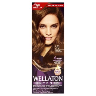 Wella Wellaton Intense Krem intensywnie koloryzujący nr 5/0 Jasny Brąz - 1op.