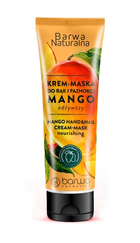 BARWA COSMETICS Barwa Naturalna Krem-Maska do rąk i paznokci Mango - odżywczy 100ml