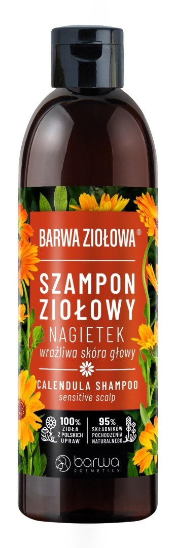 BARWA Naturalna Szampon do włosów nagietkowy 250 ml