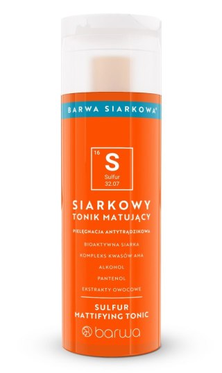 BARWA Siarkowa Tonik matujący 200 ml