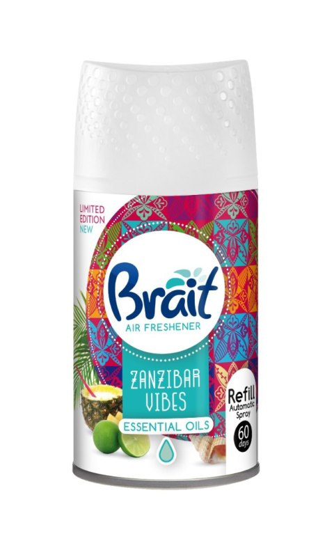 BRAIT Odświeżacz powietrza zapas automat Zanzibar Vibes 250 ml BRAIT Odświeżacz powietrza zapas automat Zanzibar Vibes 250 ml