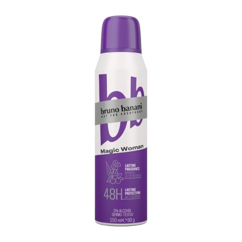 BRUNO BANANI Antyperspirant w sprayu Magic Women 150 ml BRUNO BANANI Antyperspirant w sprayu Magic Women 150 ml