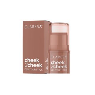 CLARESA Cheek 2 Cheek Bronzer kremowy w sztyfcie 02 Milk Choco 5,5 g