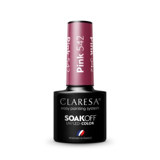 CLARESA Lakier hybrydowy Pink nr 542 5g