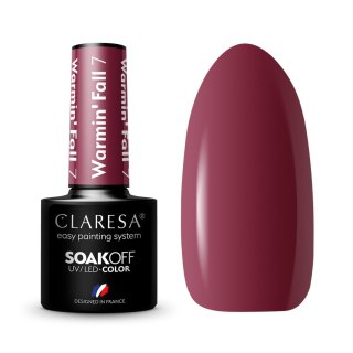 CLARESA Lakier hybrydowy Warmin`Fall nr 7 5g