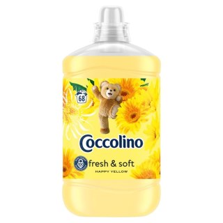 COCCOLINO Fresh & Soft Płyn do płukania tkanin Happy Yellow (68 prań) 1700 ml