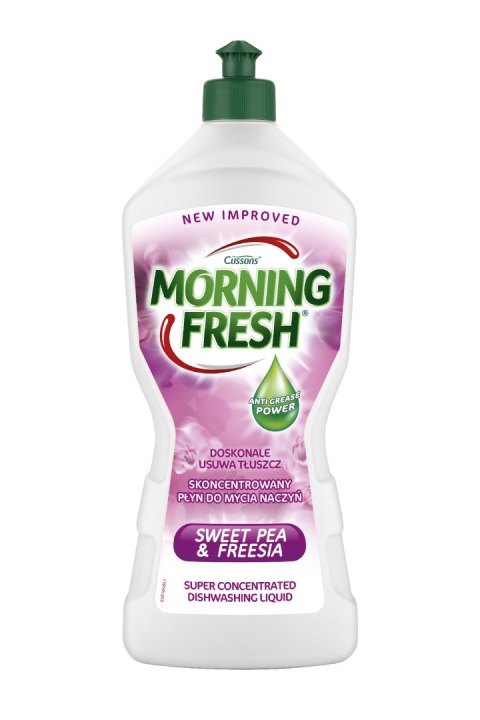 CUSSONS Morning Fresh Skoncentrowany Płyn do mycia naczyń - Sweet Pea & Freesia 900ml