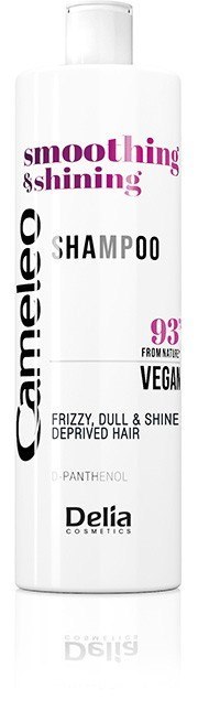 DELIA COSMETICS CAMELEO VEGAN Szampon Smoothing & Shining do włosów 400ml