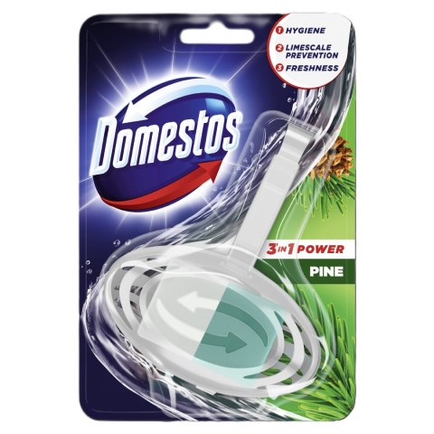 DOMESTOS Power Pine Kostka zapachowa do WC z koszykiem 3w1 35 g