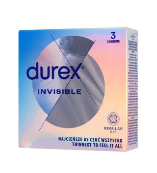 DUREX PREZERW.3szt INVISIBLE Ext.Sensitive