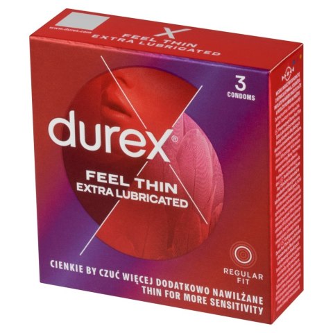 DUREX Prezerwatywy Feel Theen Extra 1op.-3szt DUREX Prezerwatywy Feel Theen Extra 1op.-3szt