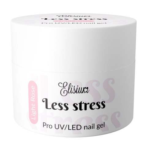 ELISIUM Less Stress Builder Żel budujący do paznokci - Light Rose 40ml ELISIUM Less Stress Builder Żel budujący do paznokci - Light Rose 40ml