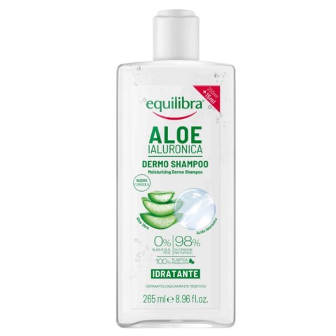 EQUILIBRA Aloe Nawilżający Szampon z aloesem - każdy rodzaj włosów 265ml