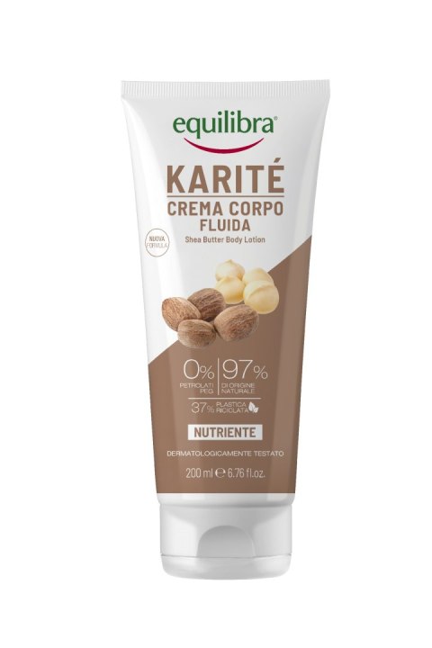 EQUILIBRA Karite Odżywczy balsam do ciała z masłem Shea 200 ml