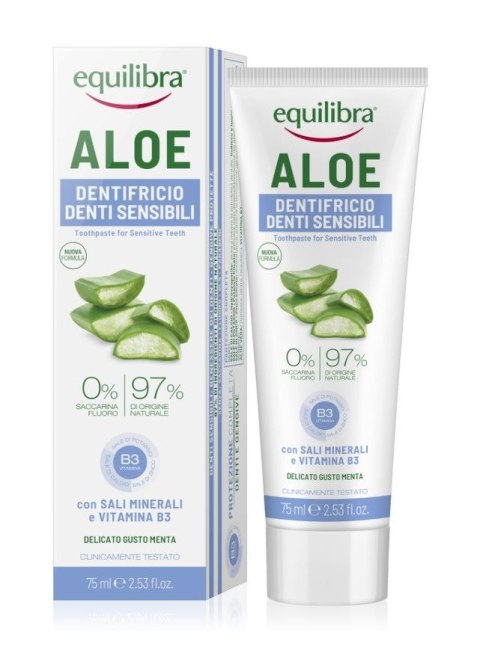 EQULIBRA ALOE Pasta do/zęb i dziąse Sensitive NEW&