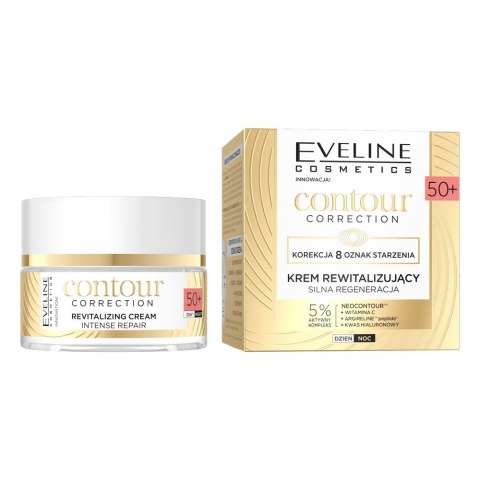 EVELINE Contour Correction 50+ Silnie regenerujący krem rewitalizujący dzień/noc 50 ml