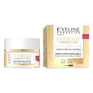 EVELINE Contour Correction 60+ Krem odmładzający - modelujący owal twarzy dzień/noc 50 ml