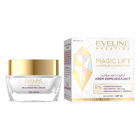 EVELINE Magic Lift Ultra-aktywny krem odmładzający SPF 20 na dzień 50 ml EVELINE Magic Lift Ultra-aktywny krem odmładzający SPF 20 na dzień 50 ml