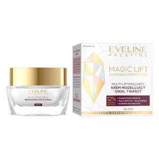 EVELINE Magic lift Multi-liftingujący krem modelujący owal twarzy na noc 50 ml