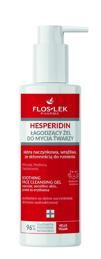 FLOS HESPERIDIN Żel d/mycia twarzy łagodzący