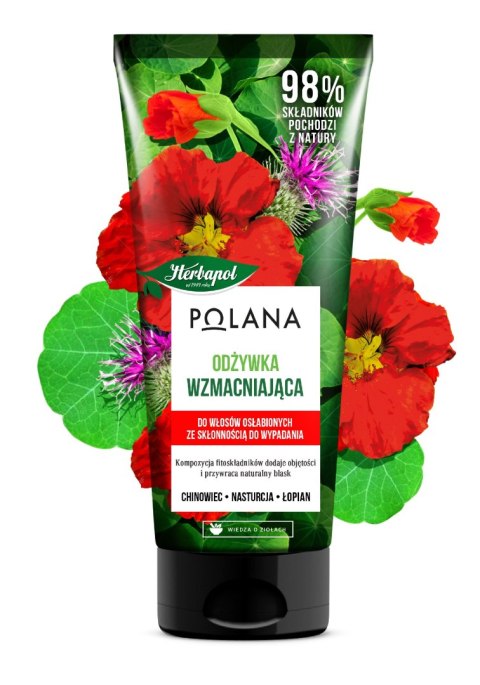 HERBAPOL Polana Odżywka wzmacniająca do włosów osłabionych,ze skłonnością do wypadania 200ml HERBAPOL Polana Odżywka wzmacniająca do włosów osłabionych,ze skłonnością do wypadania 200ml