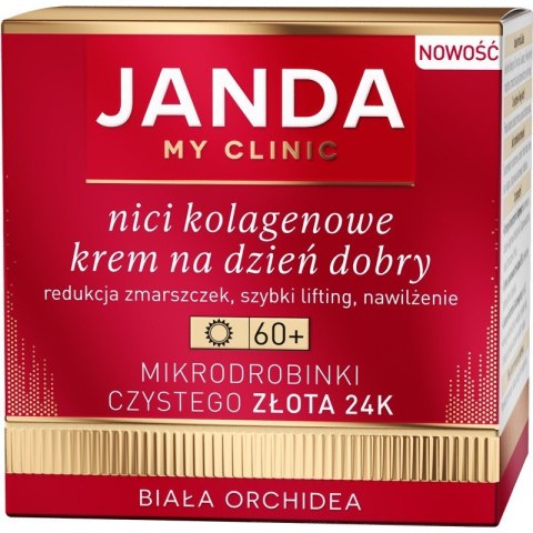 JANDA MY CLINIC Nici Kolagenowe Krem na dzień dobry 60+ 50ml JANDA MY CLINIC Nici Kolagenowe Krem na dzień dobry 60+ 50ml