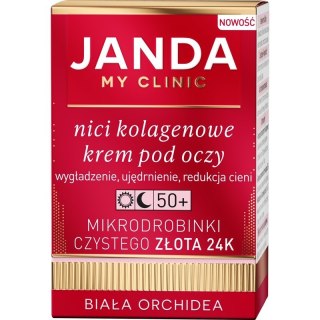 JANDA MY CLINIC Nici Kolagenowe Krem pod oczy na dzień i noc 50+ 15ml