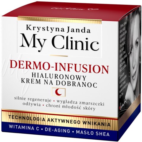KRYSTYNA JANDA My Clinic Dermo-Infusion Hialuronowy Krem na dobranoc 50ml KRYSTYNA JANDA My Clinic Dermo-Infusion Hialuronowy Krem na dobranoc 50ml