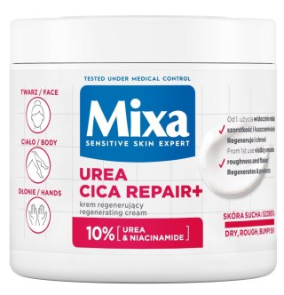 MIXA Urea Cica Repair+ Krem regenerujący do twarzy i ciała 400 ml