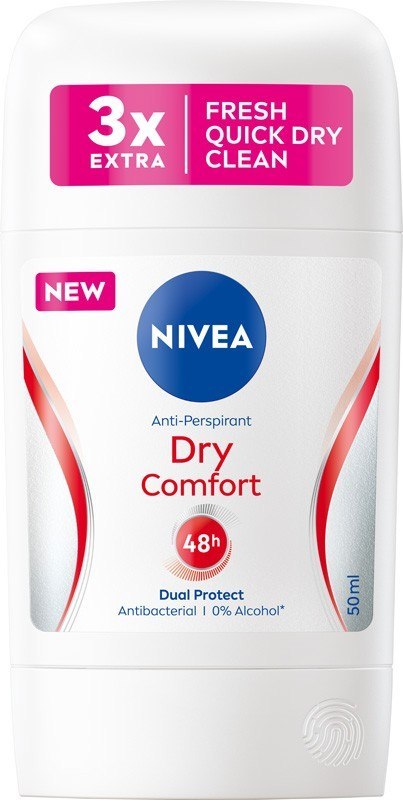 NIVEA Antyperspirant damski w sztyfcie Dry Comfort 50 ml NIVEA Antyperspirant damski w sztyfcie Dry Comfort 50 ml