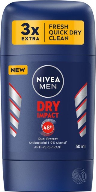 NIVEA MEN Antyperspirant męski w sztyfcie Dry Impact 50 ml