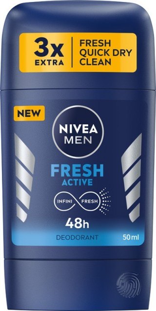 NIVEA MEN Dezodorant w sztyfcie Fresh Active 50 ml