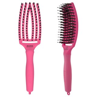 OLIVIA GARDEN Szczotka do włosów Combo Hot Pink Fingerbrush