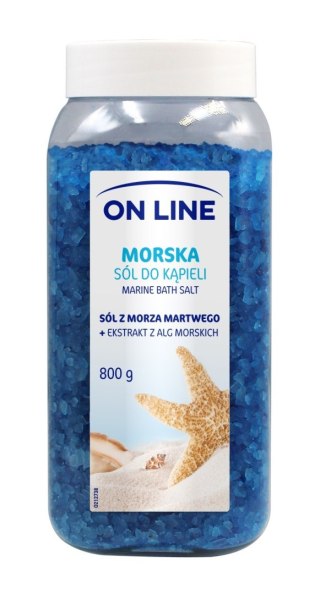 ON LINE Sól do kąpieli - Morska 800g