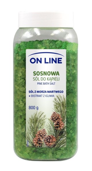 ON LINE Sól do kąpieli - Sosnowa 800g