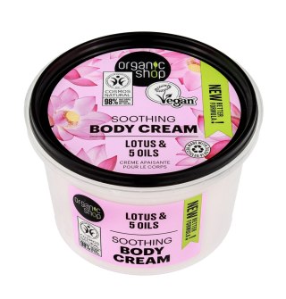 ORGANIC SHOP Body Cream Łagodzący krem do ciała - Lotus & 5 Oils 250 ml