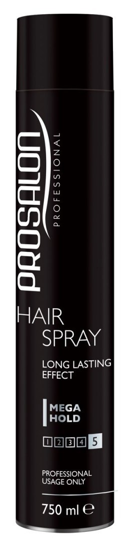 PROSALON PROFESSIONAL Hair Spray Lakier do włosów - mega hold 750ml PROSALON PROFESSIONAL Hair Spray Lakier do włosów - mega hold 750ml