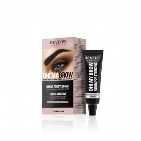 REVERS Oh! My Brow Henna kremowa do brwi - czarna