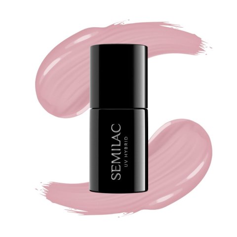 SEMILAC Extend Care 5in1 Lakier hybrydowy 802 Dirty Nude Rose 7 ml SEMILAC Extend Care 5in1 Lakier hybrydowy 802 Dirty Nude Rose 7 ml