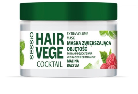 SESSIO Hair Vege Coctail Maska zwiększająca objętość do włosów cienkich i delikatnych - Malina i Bazylia 250ml SESSIO Hair Vege Coctail Maska zwiększająca objętość do włosów cienkich i delikatnych - Malina i Bazylia 250ml