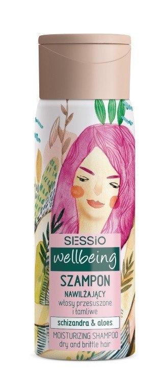 SESSIO Wellbeing Szampon nawilżający do włosów Schizandra & Aloes 300 ml