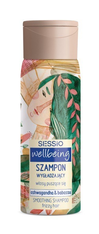 SESSIO Wellbeing Szampon wygłądzający do włosów Ashwagandha & Babassu 300 ml