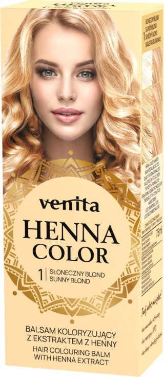 VENITA HENNA COLOR BALSAM NR 1 SŁONECZNY BLOND&