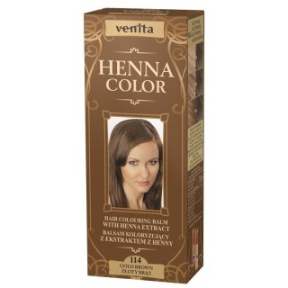 VENITA HENNA COLOR BALSAM NR 114 ZŁOTY BRĄZ&