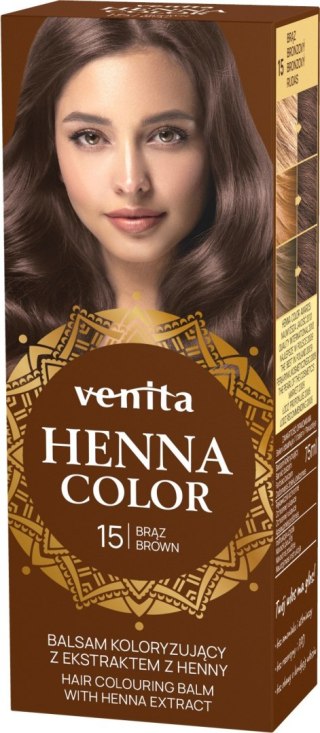 VENITA HENNA COLOR BALSAM NR 15 BRĄZ&